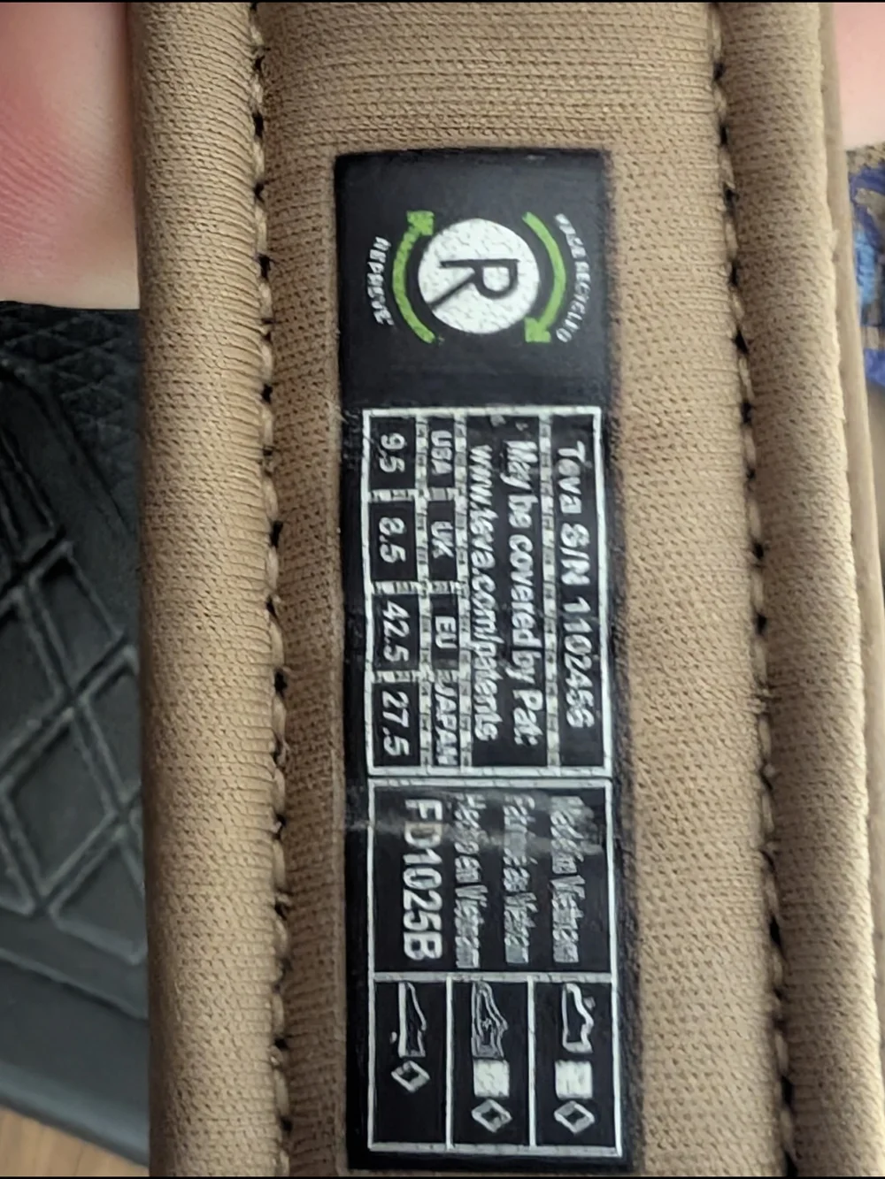 Teva M Terra Fi 5. Men's size 9.5 (42.5)